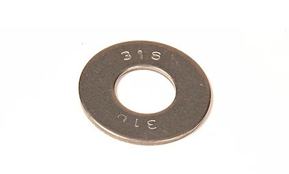 .093ID .250OD .025-.016 THICK 18-8 STAINLESS STEEL FLAT WASHER # 802