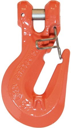 5/8" Italy G100 Shortening Clevis Grab Cradle Hook with Latch 