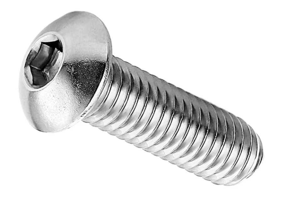 thumbnail image 2 of AMERICANINTEGRATEDSUPPLY #10-24 X 3/8" Button Head Hex Socket Cap Screws – 18-8 Stainless Steel (45-Pack) 2 of 5