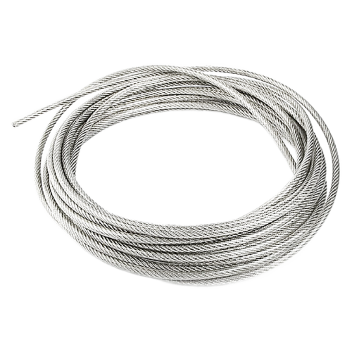 SHOP 7/16 6 X 25 304 STAINLESS STEEL WIRE ROPE