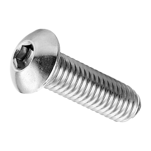 Lot De 10 Vis à Tête Creuse Hexagonale 10-24 X 2-1/2 Pouces - Acier Inoxydable 18-8