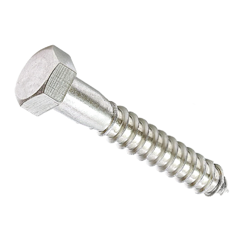 SHOP 1/2 X 2 Galvanized Carbon Steel Hex Lag Screws