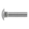 SHOP 1/4-20 X 1 1/4 A307 CARRIAGE BOLT ZINC PLATED