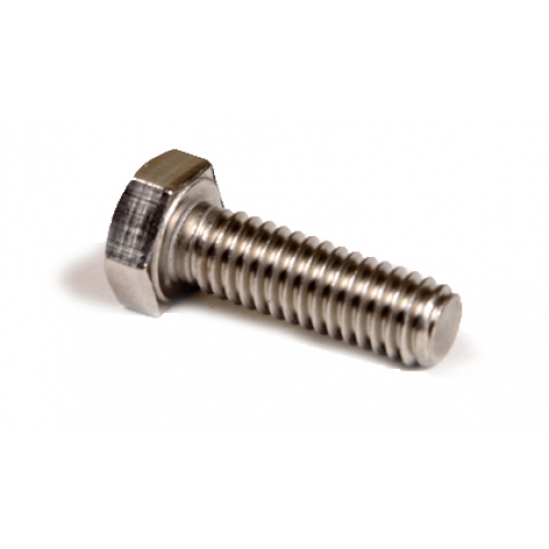 SHOP 1/4-28 X 1 1/2 316 STAINLESS STEEL  HEX HEAD CAP SCREW