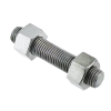 SHOP 7/8-9 X 8 1/2 A193 B7 ALL THREAD STUDS CAD PLATED