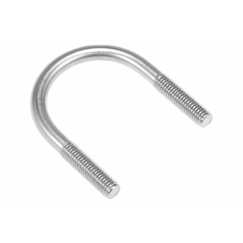 SHOP 3/8-16 X 4 U-BOLT FOR 4'' PIPE ZINC PLATED