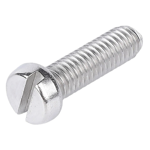 SHOP M2.5-.45 X 4MM A-2 STAINLESS STEEL SLOTTED CHEESE HEAD MACHINE SCREW