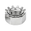 SHOP 8-32 KEP NUTS ZINC PLATED