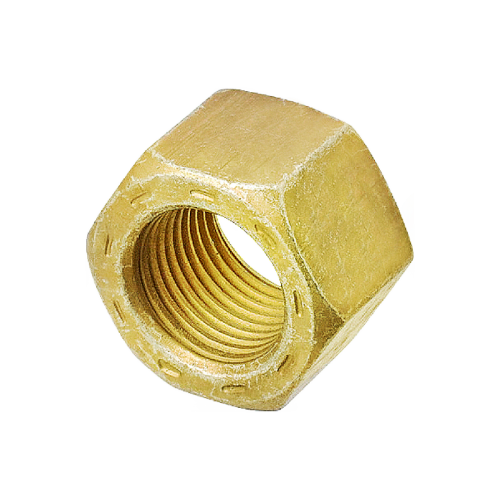 SHOP 1-8 L9 HEX NUTS YELLOW CAD